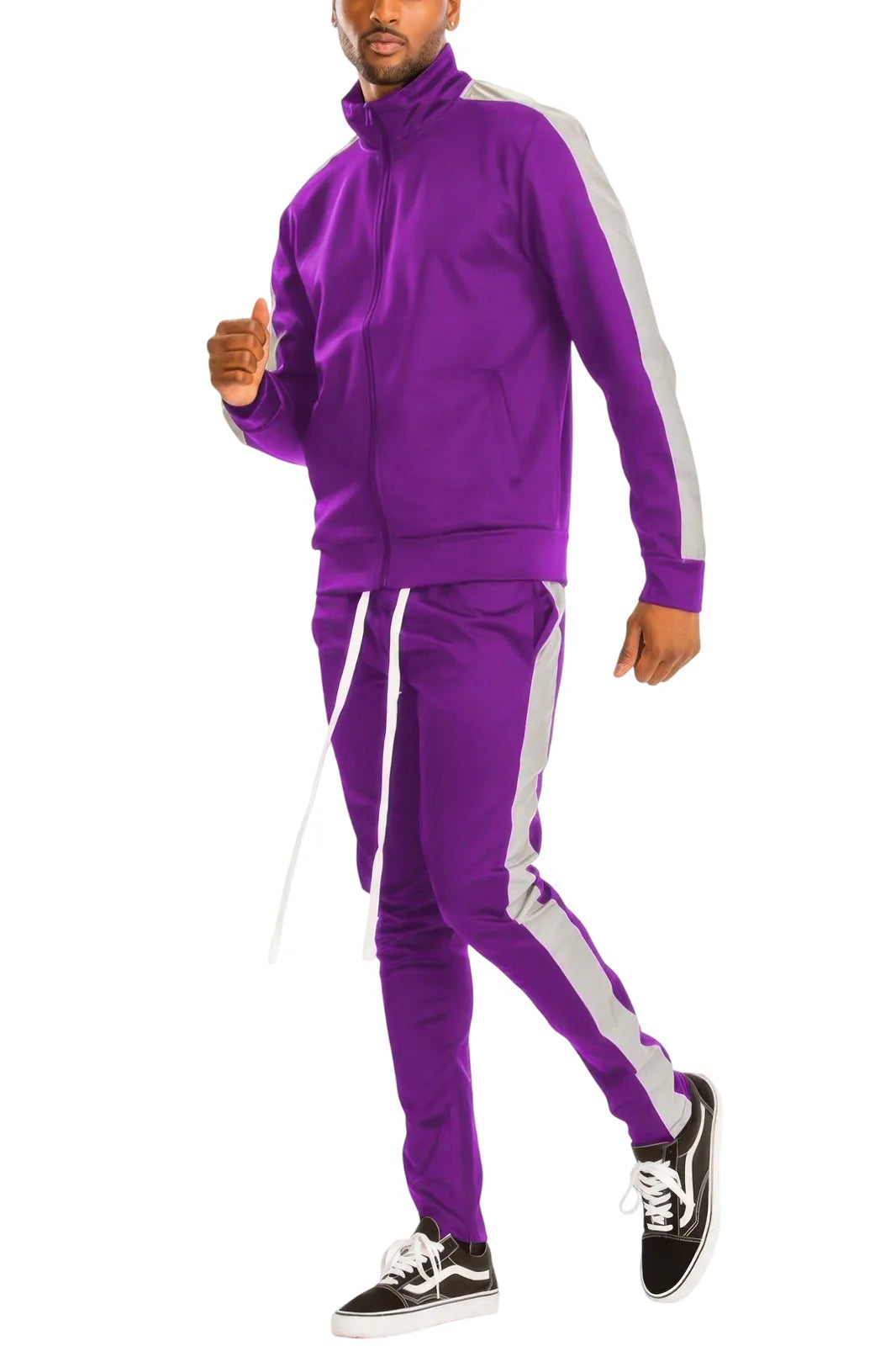 Men's Tracksuit Juicy Couture in Vibrant Blue - Purple White - white background