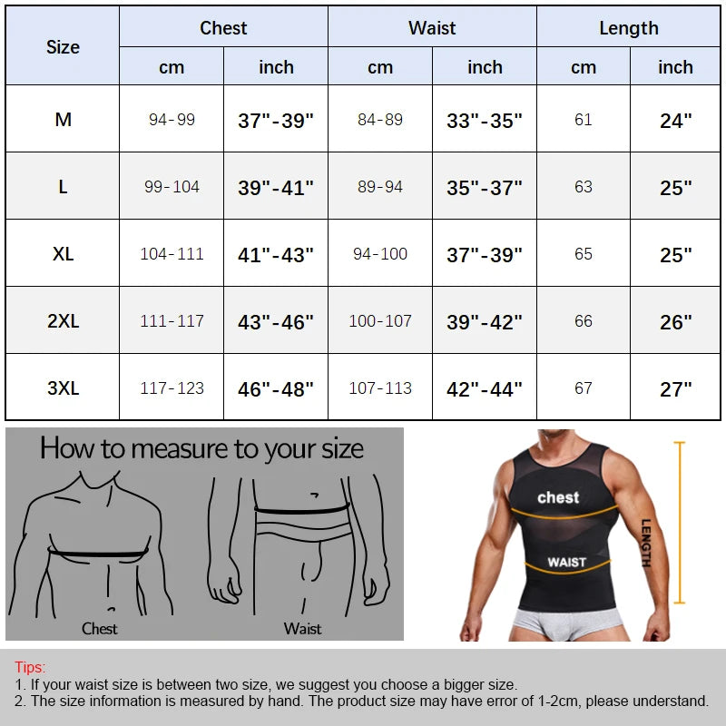 Men Compression Shirt Cross Mesh Tank Top Breathable