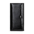 Genuine Leather Long Wallet for Women Clutch Purse Card Holder - VacationGrabs