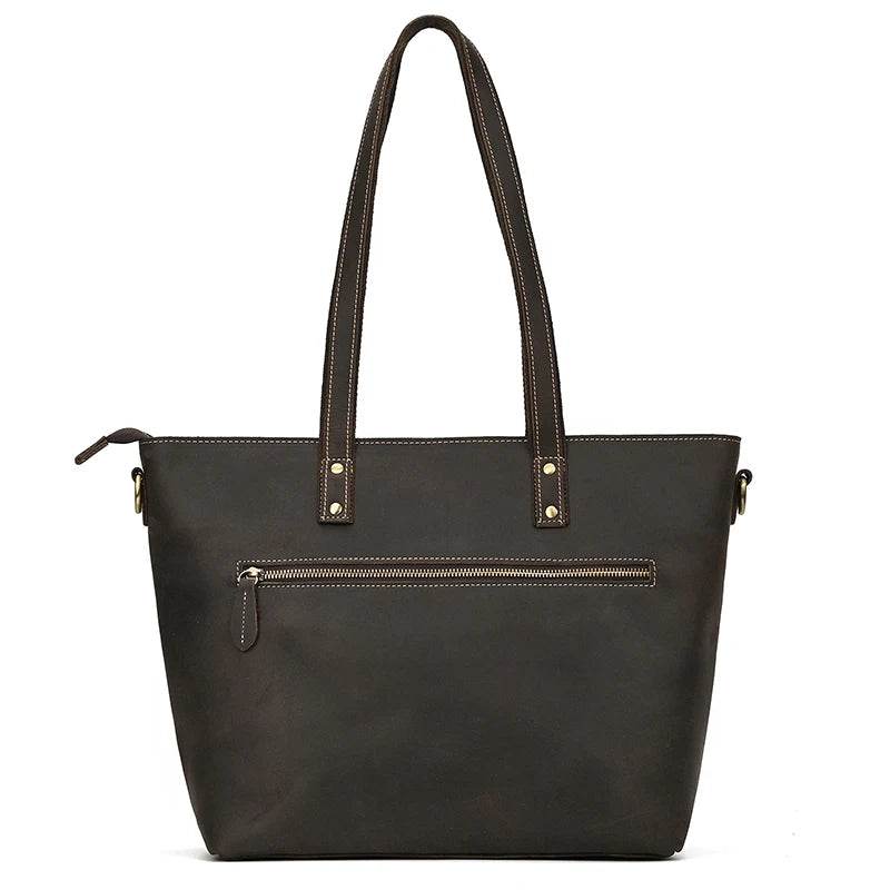 Vintage Luxury Designer Leather Shoulder Bags Messenger Handbag - VacationGrabs