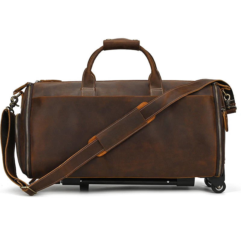 Travel Ready Leather Crossbody Mini Bag for Women