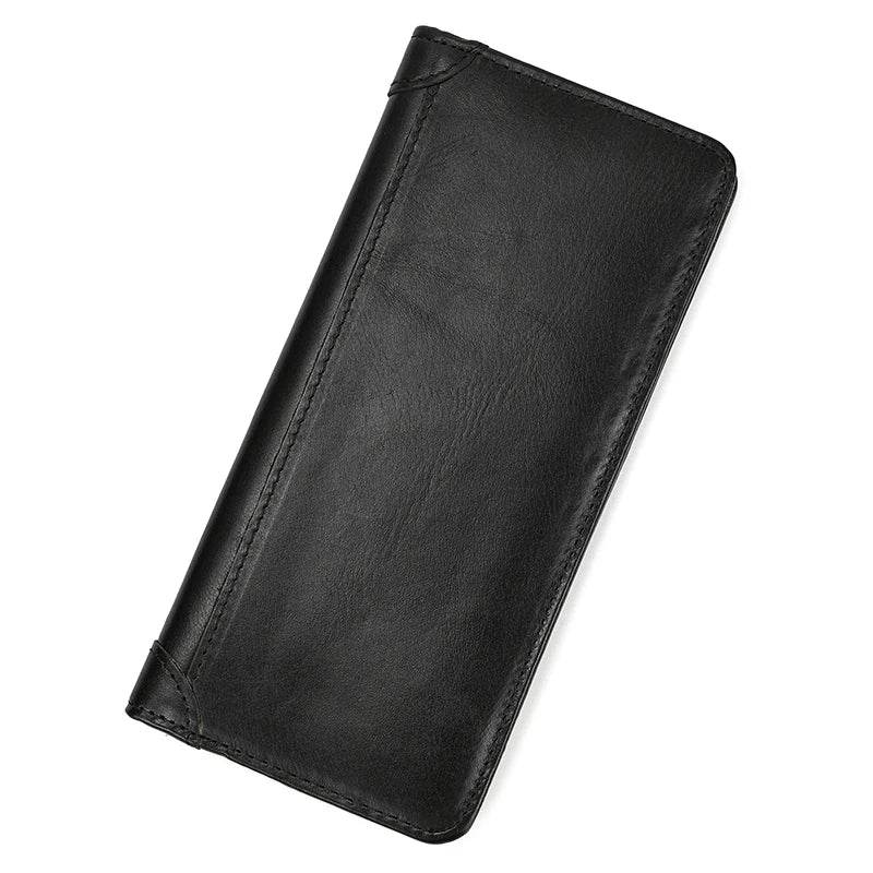 3D Dragon Style Genuine Leather Long Wallet for Men, Bifold Fashion - VacationGrabs