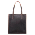 Large Designer Leather Briefcase Totes Cowhide Handbag - VacationGrabs