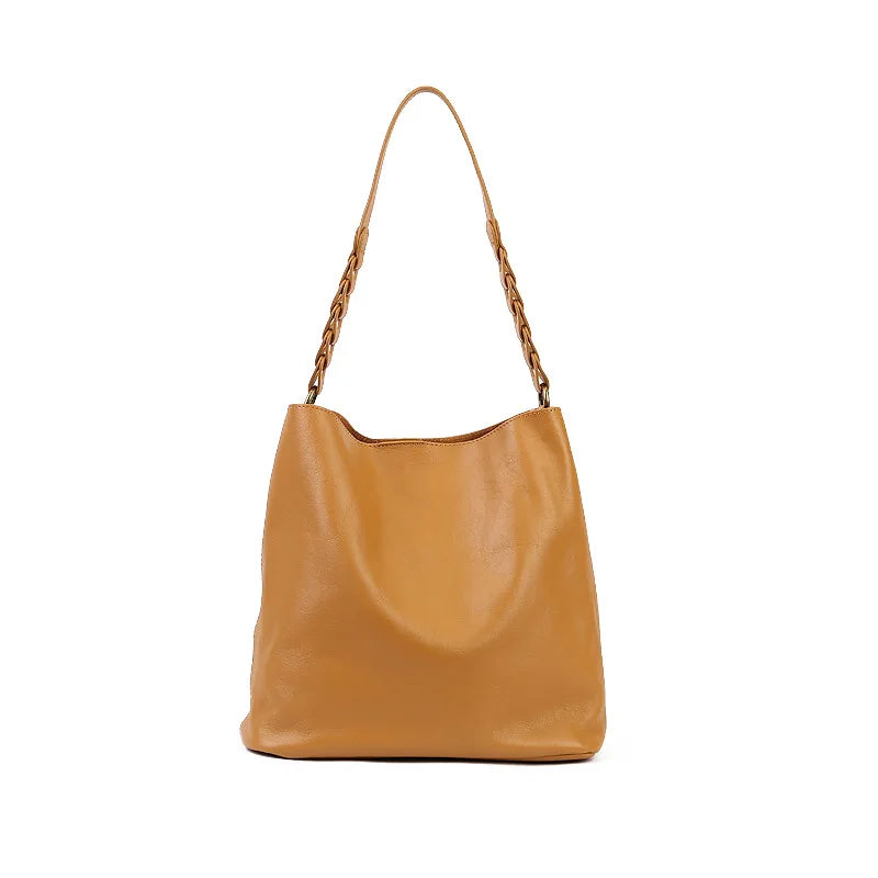 Tan leather coach purse shoulder bag, perfect for everyday use