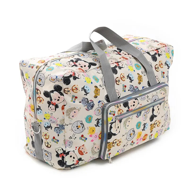 Colorful Disney character duffle bag for travel and casual use