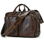 Vintage brown leather backpack backpack for stylish travel and everyday use