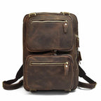 VacationGrabs leather backpack backpack in brown, ideal for everyday use