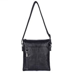 Black leather crossbody mini bag for stylish everyday use
