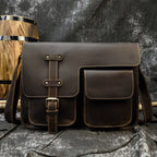 Brown leather crossbody mini bag, ideal for everyday use and stylish storage