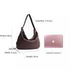 Brown leather crossbody mini bag for casual outings