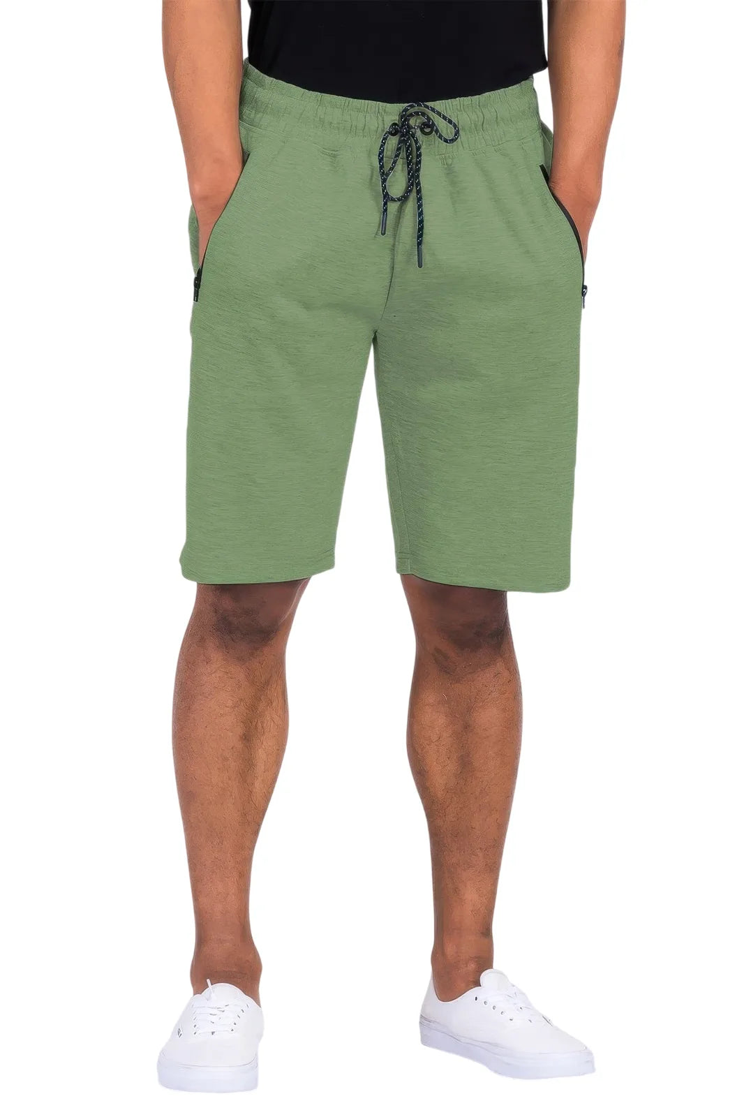Men's lounge shorts men in olive green, perfect for casual outings