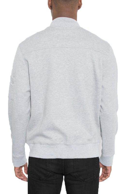 Mens Cotton Zip Up Light Weight Jacket - VacationGrabs