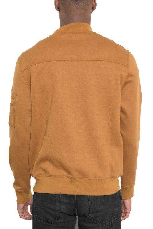 Mens Cotton Zip Up Light Weight Jacket - VacationGrabs