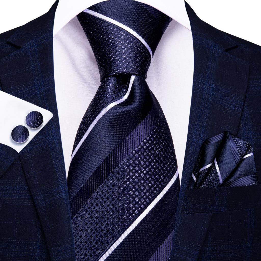Mens Formal Luxury Wedding Neckties Gravatas 100% Silk - VacationGrabs