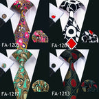 Colorful men's ties in various patterns, perfect for formal occasions
