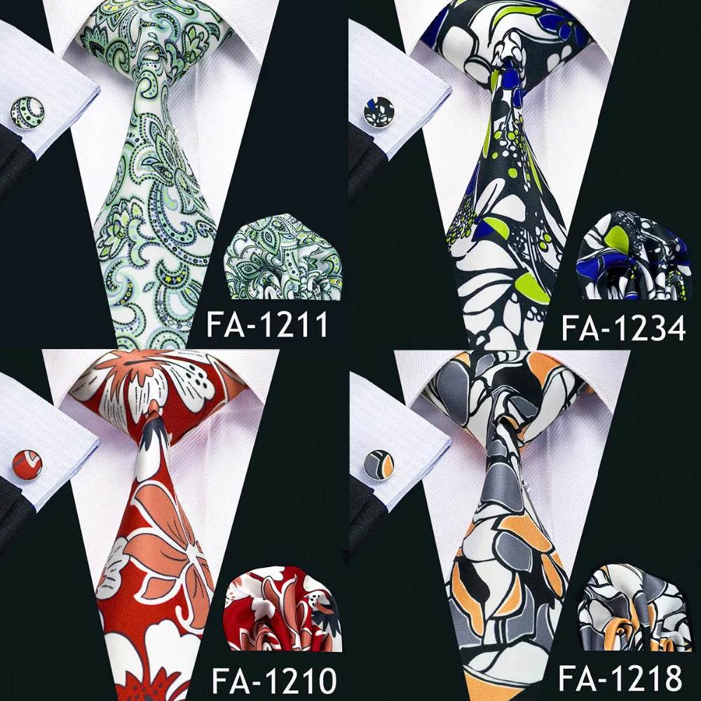 Men's ties in various patterns and colors for stylish outfits