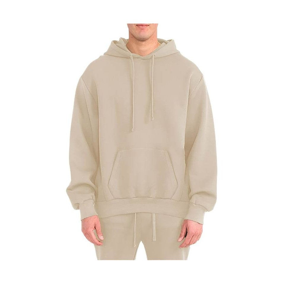Men's beige tech fleece hoodie Nike for casual comfort and style