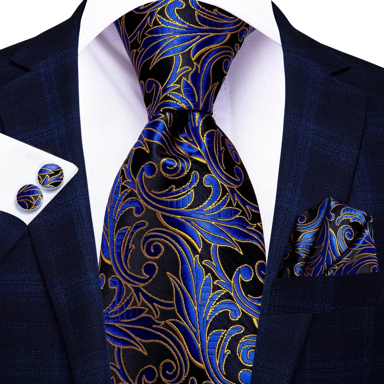 Multicolor Paisley 100% Silk Tie Sets for Men