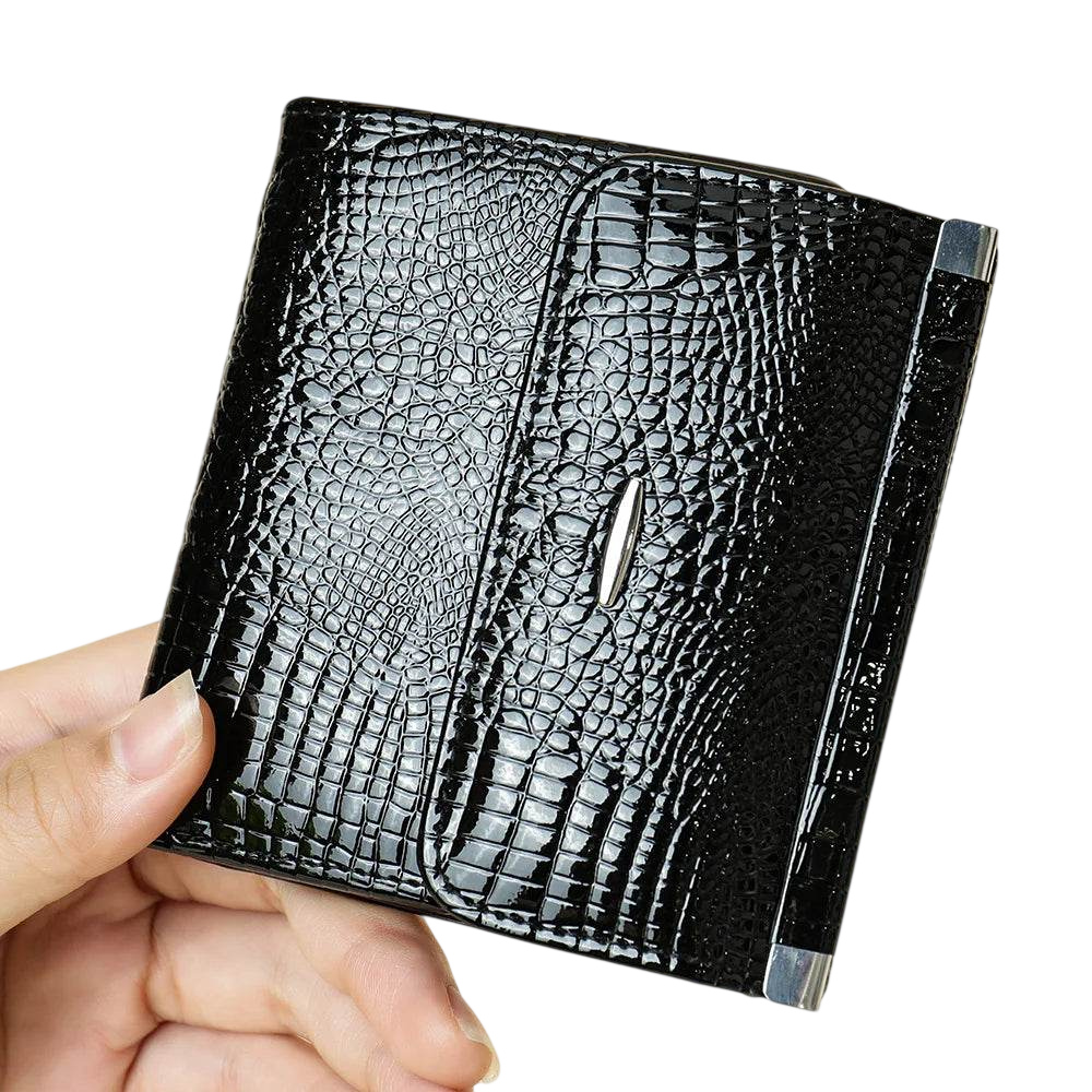 Retro Fashion Alligator Pattern Leather Women’s