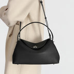 black vegan leather handbag, stylish accessory for everyday use
