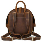 Stylish brown accordion beetle daypack with comfortable straps and a unique design for everyday use