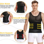 Men's waist corset trainer, breathable fabric, supports posture and smooths abdomen