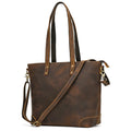 women's handbag tote in brown leather for everyday use