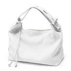 White leather coach purse shoulder bag for stylish everyday use